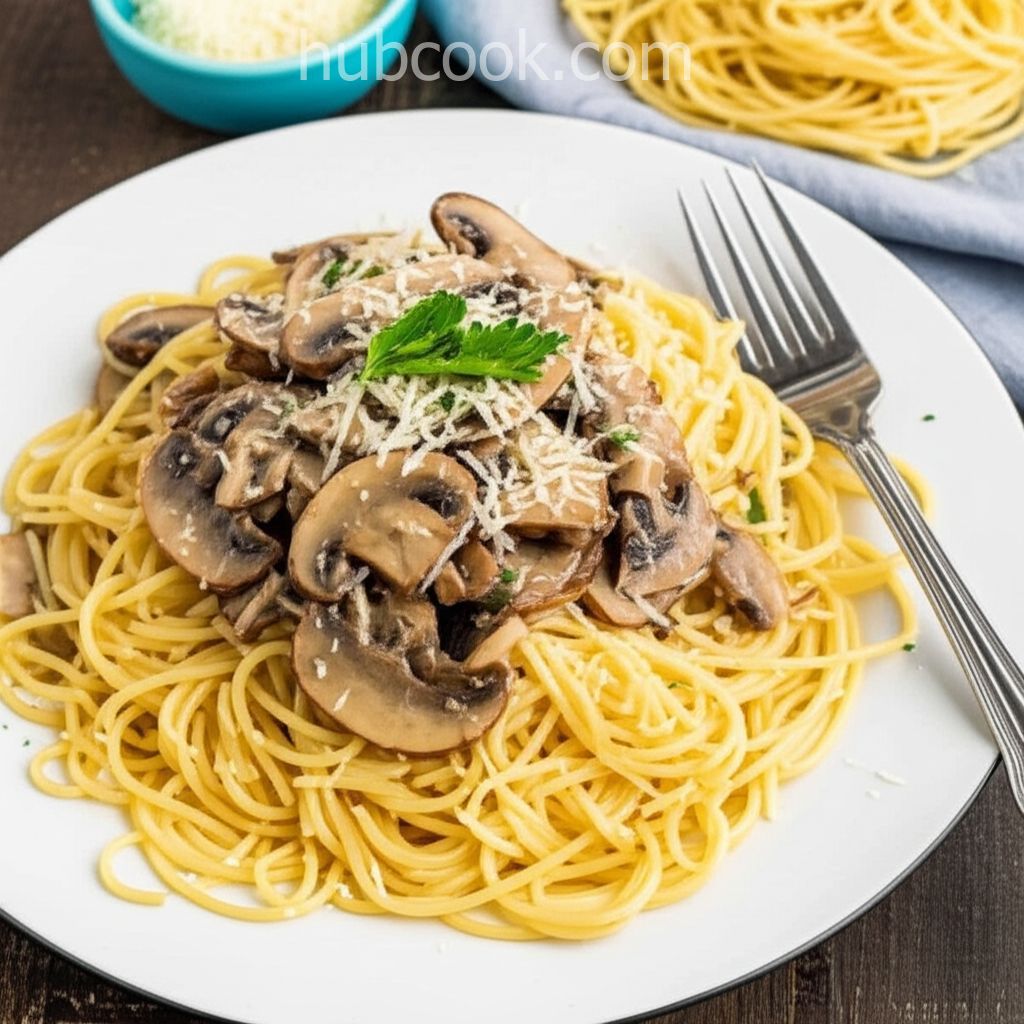 10-Minute Mushroom Carbonara