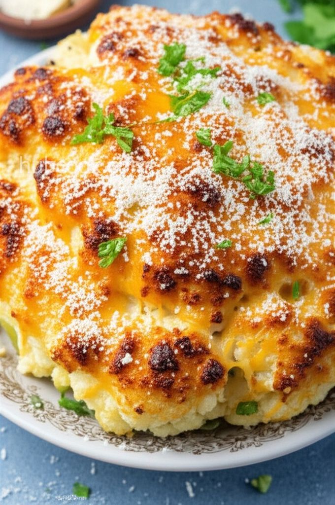 Cheesy Baked Cauliflower