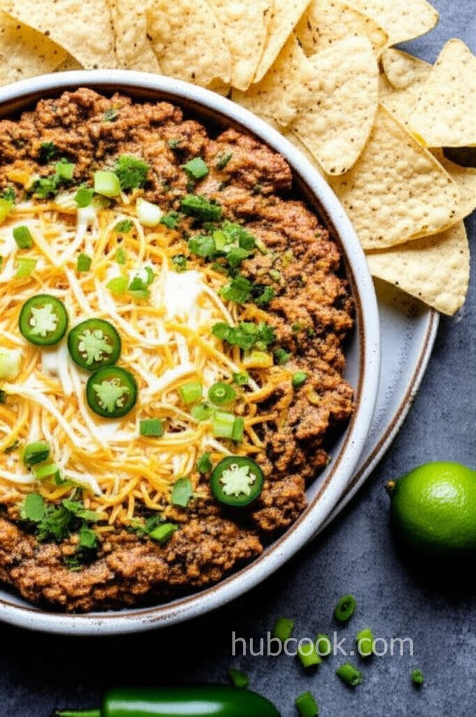 Chili Cheese Bean Dip