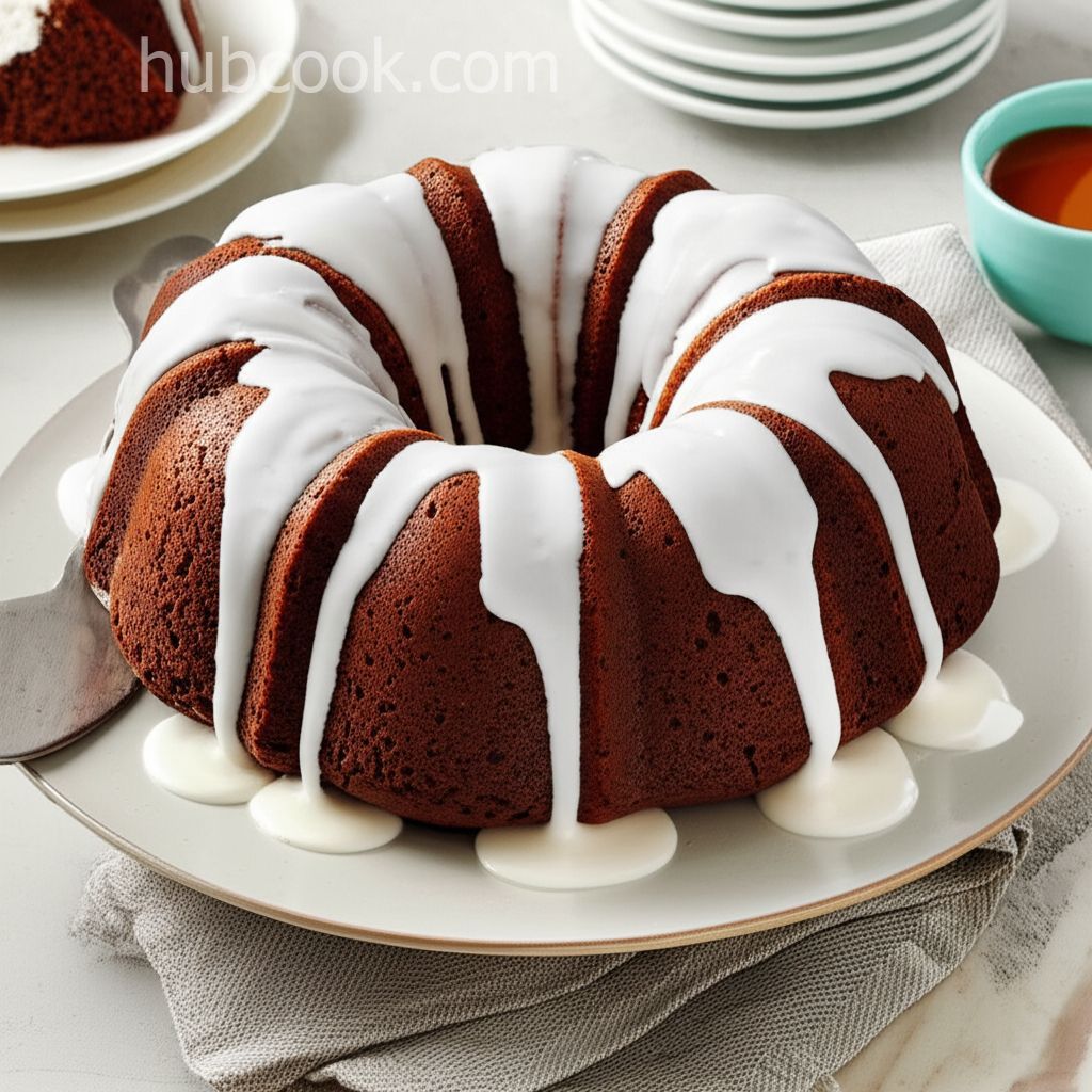 Chocolate Macaroon Tunnel Cake