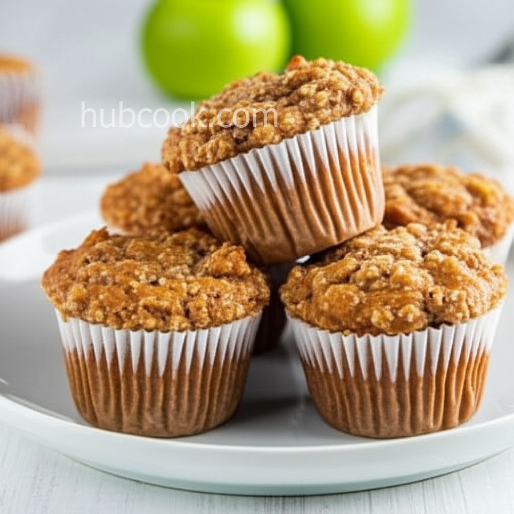 Low Fat Apple Bran Muffins