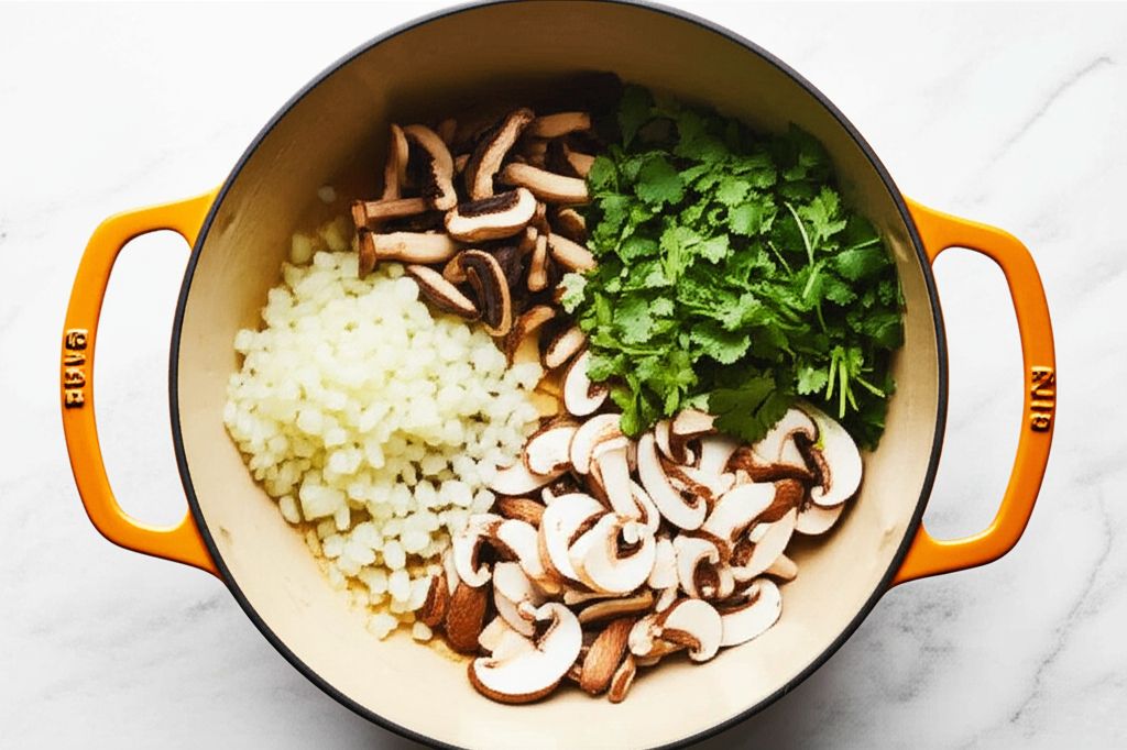 Mushroom and Endive Soup