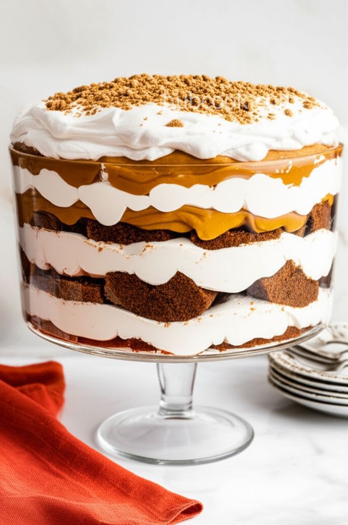 Paula's Pumpkin Gingerbread Trifle