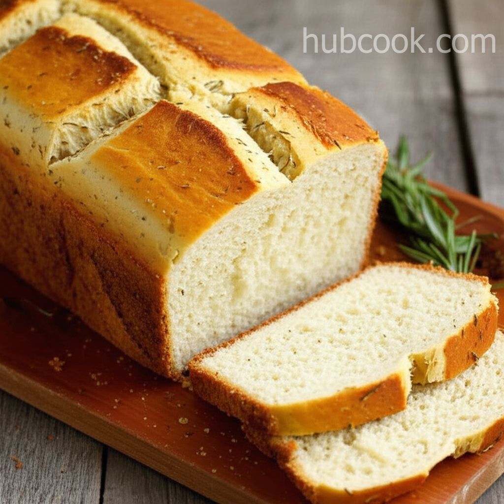Super Easy Rosemary Bread Machine Bread