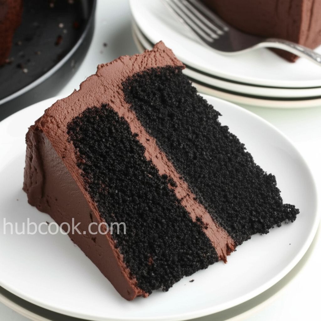 Black Chocolate Cake