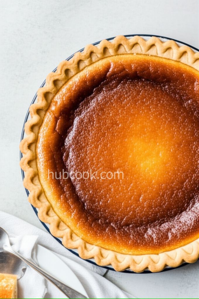 Buttermilk Pie with Molasses