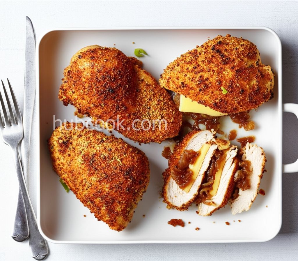 Caramelized Onion and Gouda Stuffed Chicken