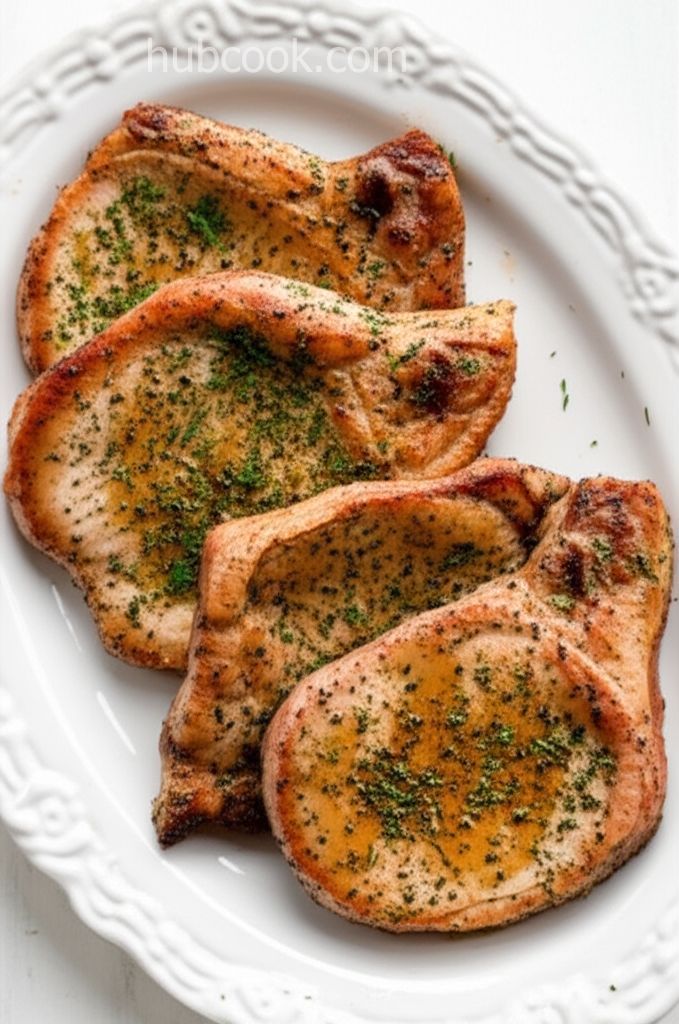 Dill and Honey Pork Chops