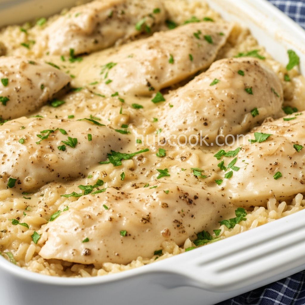 Easy and Delicious Chicken and Rice Casserole