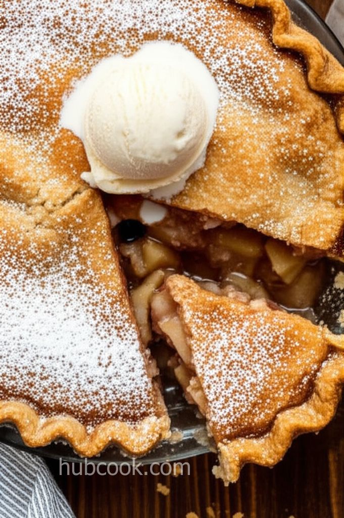 Fast Apple Rhubarb Pie