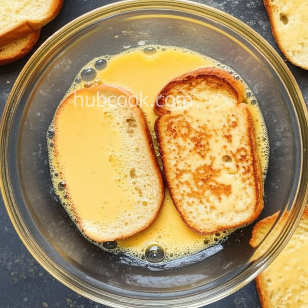 French Egg and Bacon Sandwich