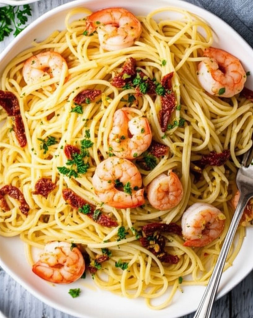 Linguine with Seafood and Sundried Tomatoes