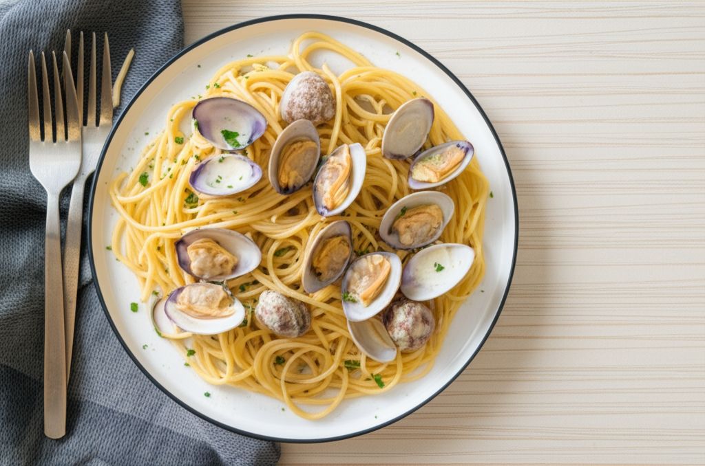 Linguini with White Clam Sauce