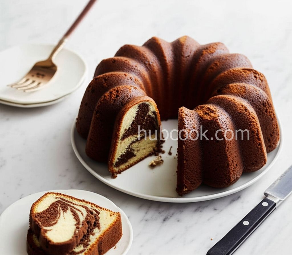 Marble Swirl Pound Cake