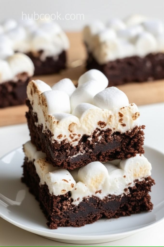Marshmallow Fudge Bars
