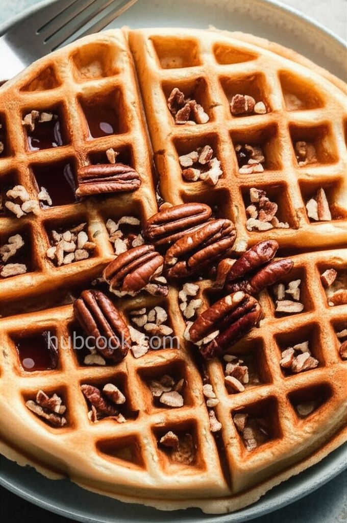 Nutty Pecan Waffles