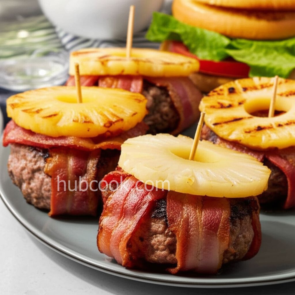 Pineapple Bacon Burgers