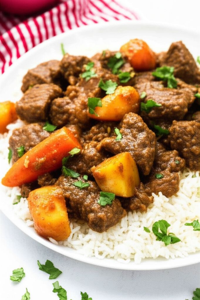 Pressure Cooker Goat Curry