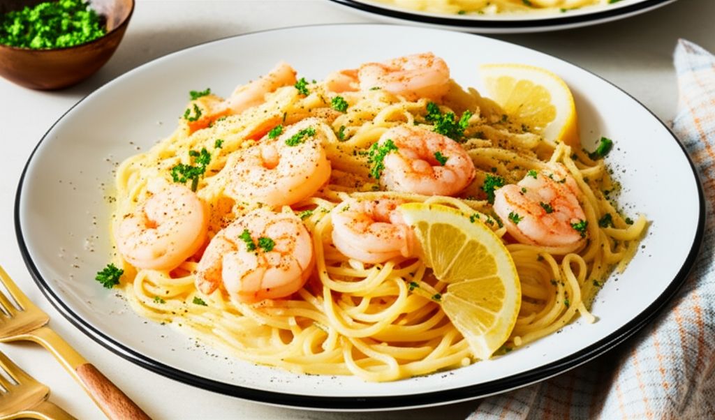Shrimp Linguine Alfredo