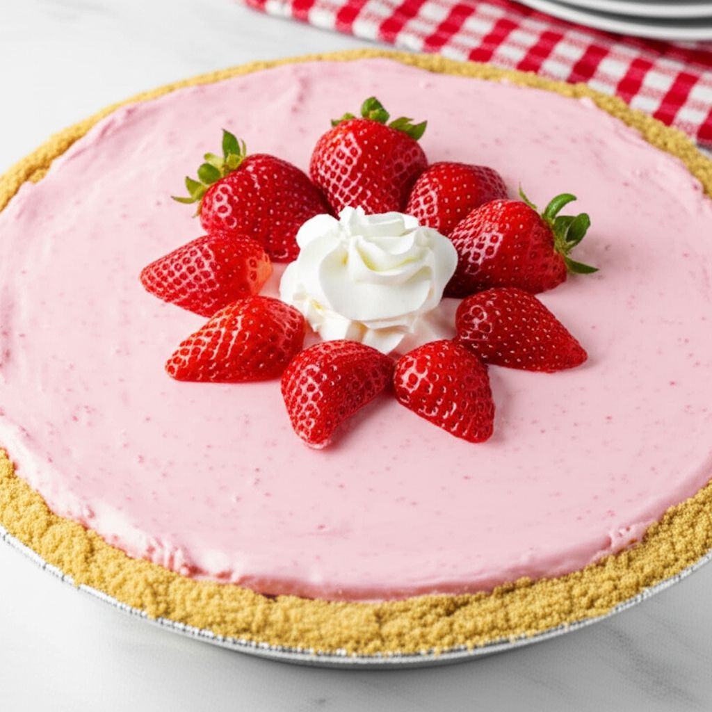Strawberry Yogurt Pie