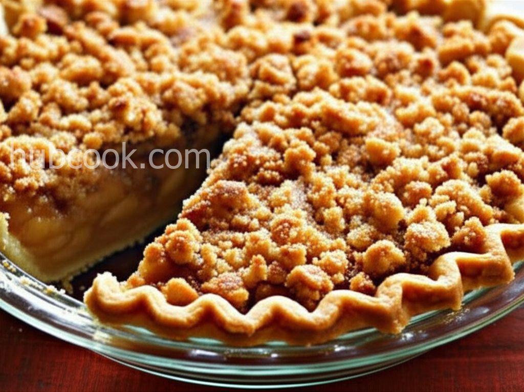 Warm Apple Buttermilk Custard Pie