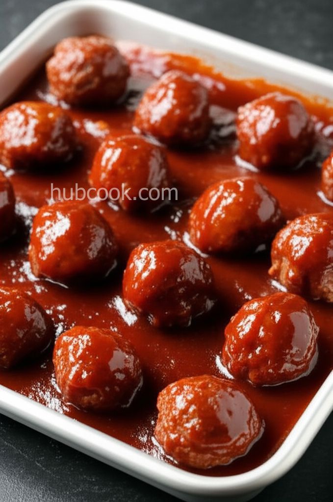 Baked BBQ Meatballs