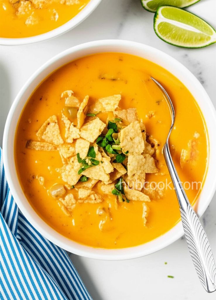 Cheesy Tortilla Soup