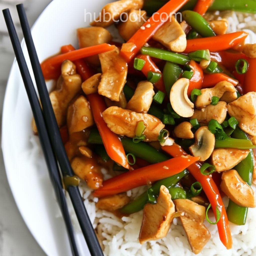 Chicken Honey Nut Stir Fry