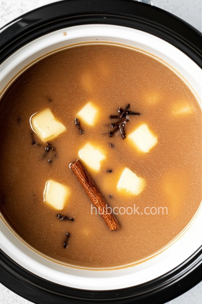 Hot Buttered Rum in a Slow Cooker