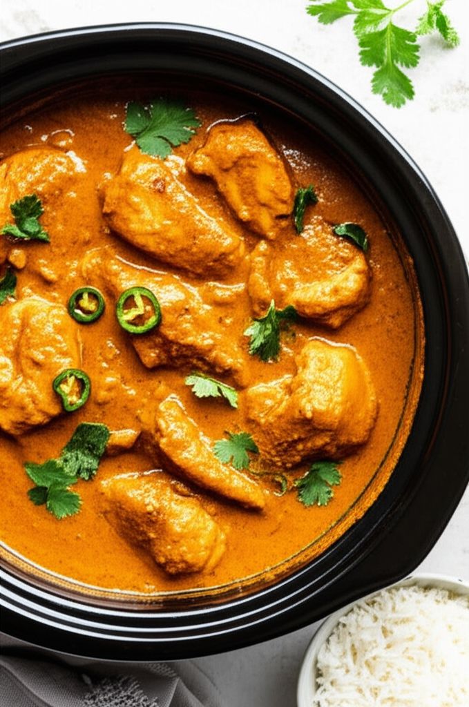 Indian Chicken Korma in the Slow Cooker