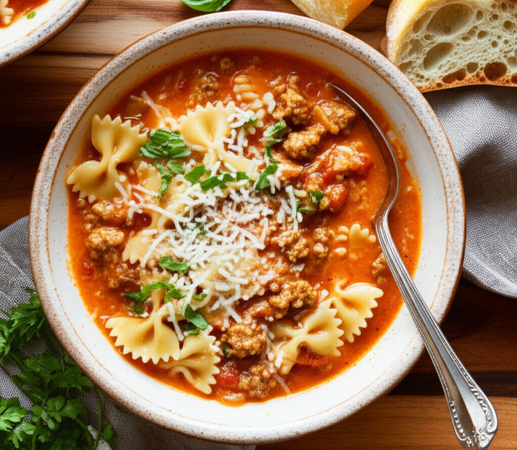 Italian Sausage and Pasta Soup