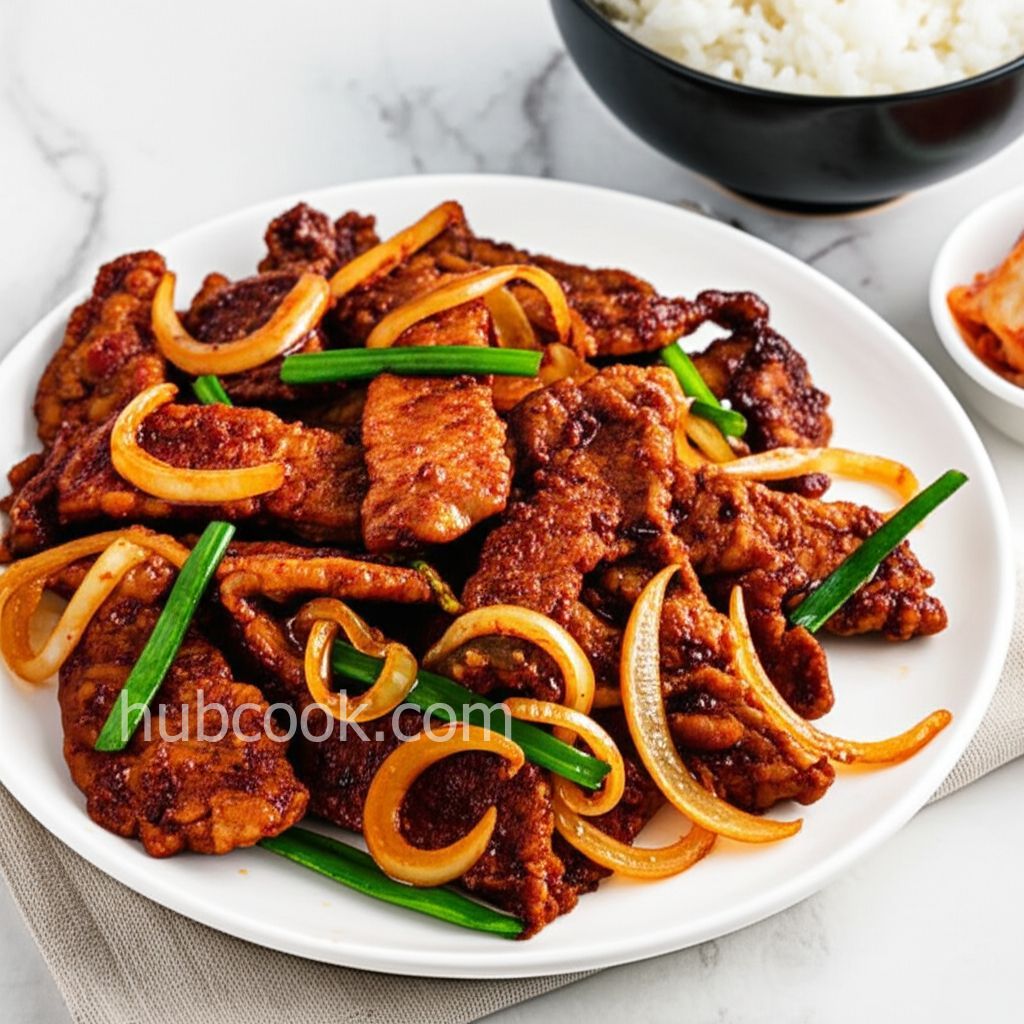Korean Spicy Marinated Pork (Dae Ji Bool Gogi)