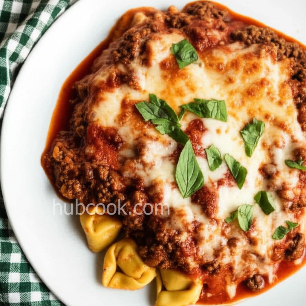 One Pot Tortellini Bake