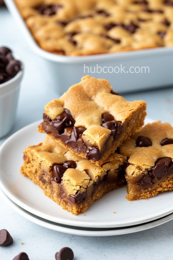 Peanut Butter/Chocolate Chip Cookie Bars