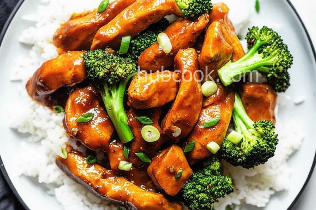 Sweet and Spicy Stir Fry with Chicken and Broccoli