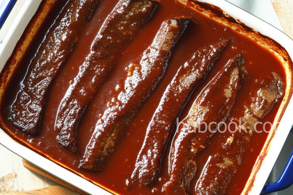 Baked Round Steak in Barbeque Sauce