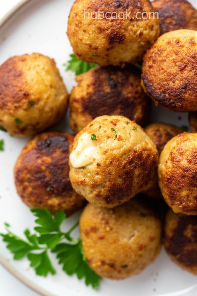Cheesy Chicken Meatballs