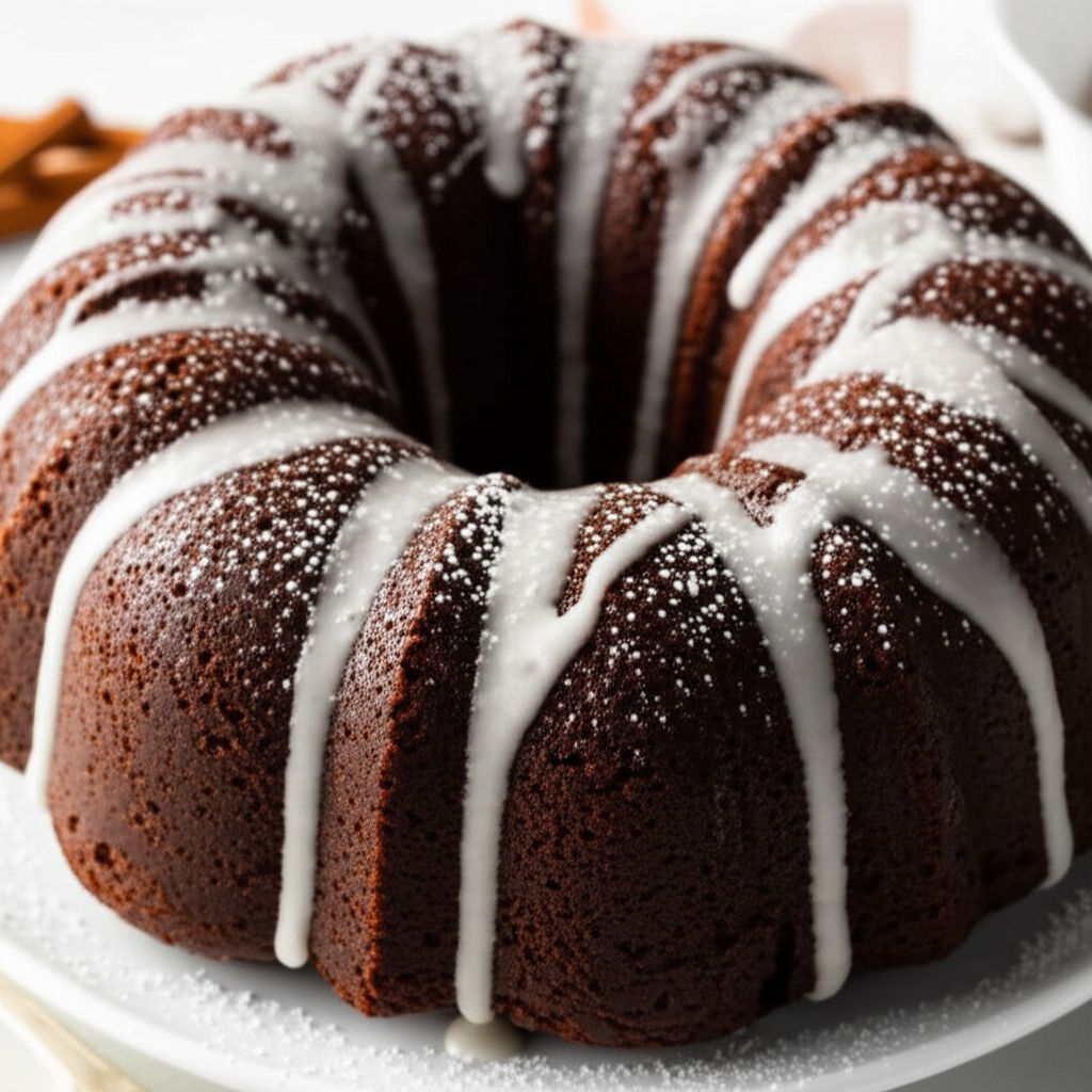 Chocolate Pumpkin Bundt Cake