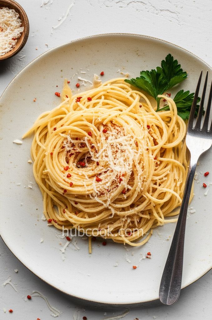 Fried Garlic Pasta