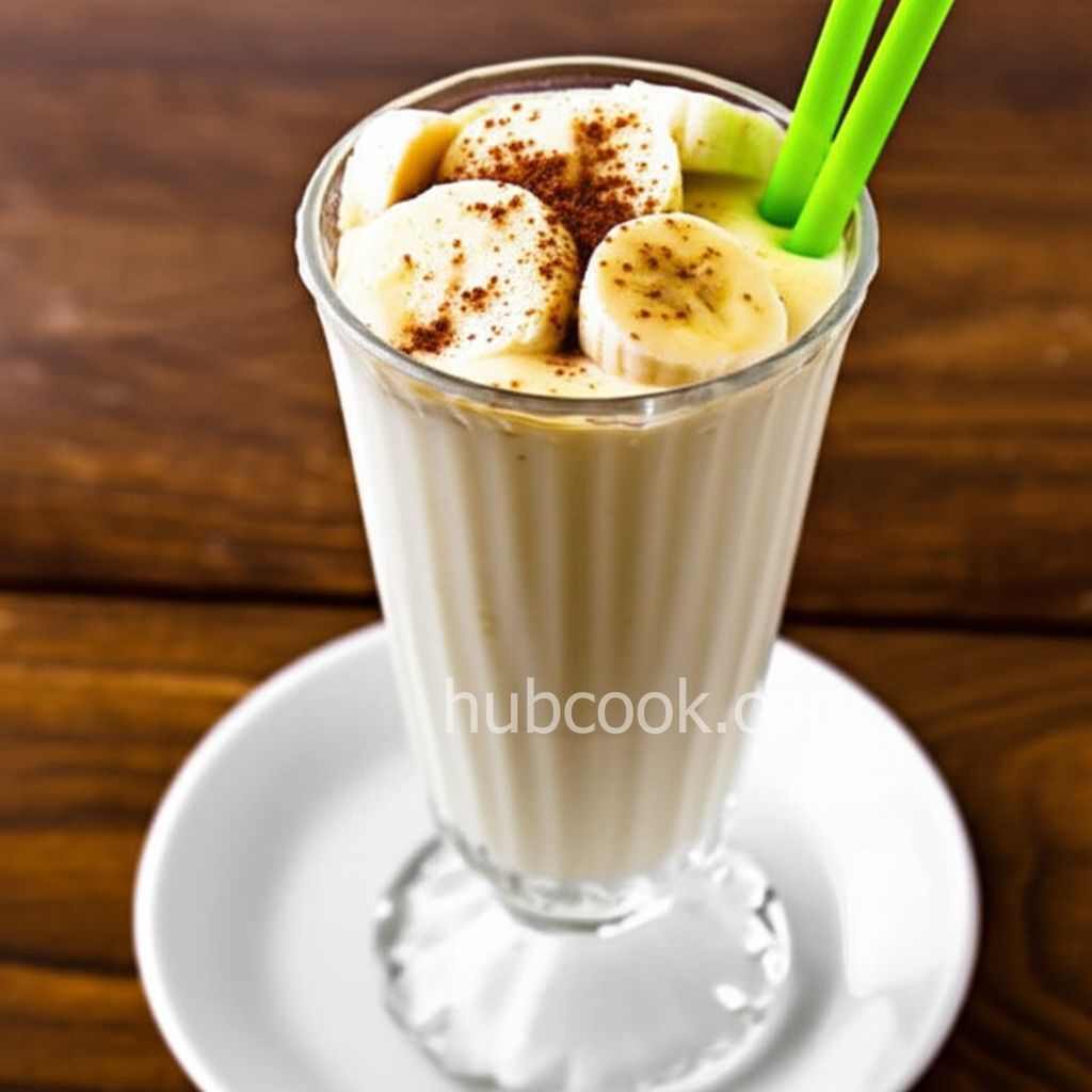 Icy Banana Milkshake