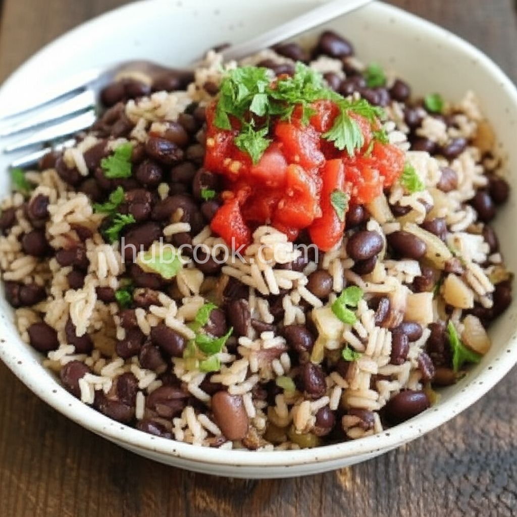 Quick Black Beans and Rice