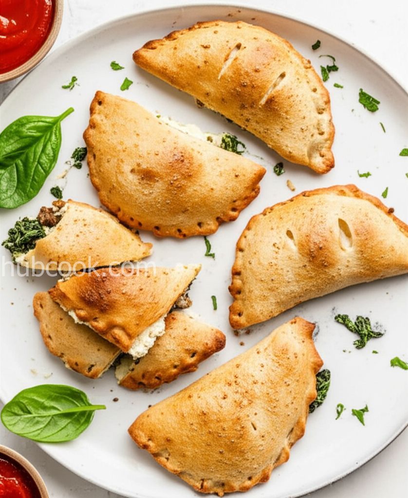 Sausage, Spinach, and Ricotta Calzone