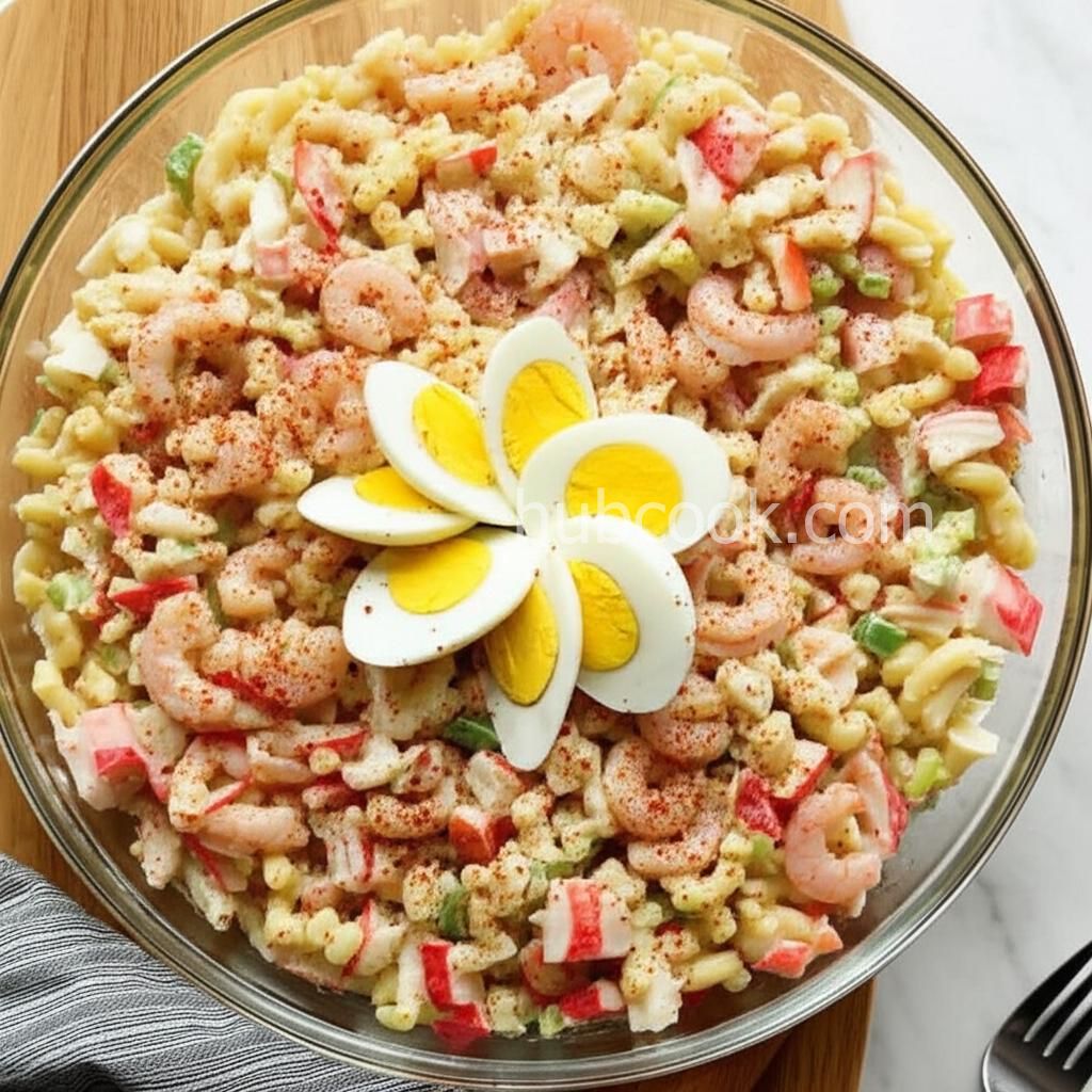 Shrimp and Crab Macaroni Salad
