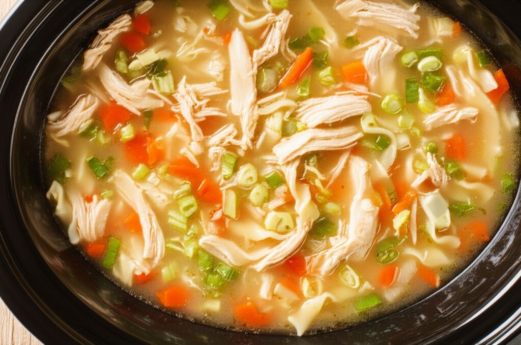 Slow Cooker Chicken Noodle Soup