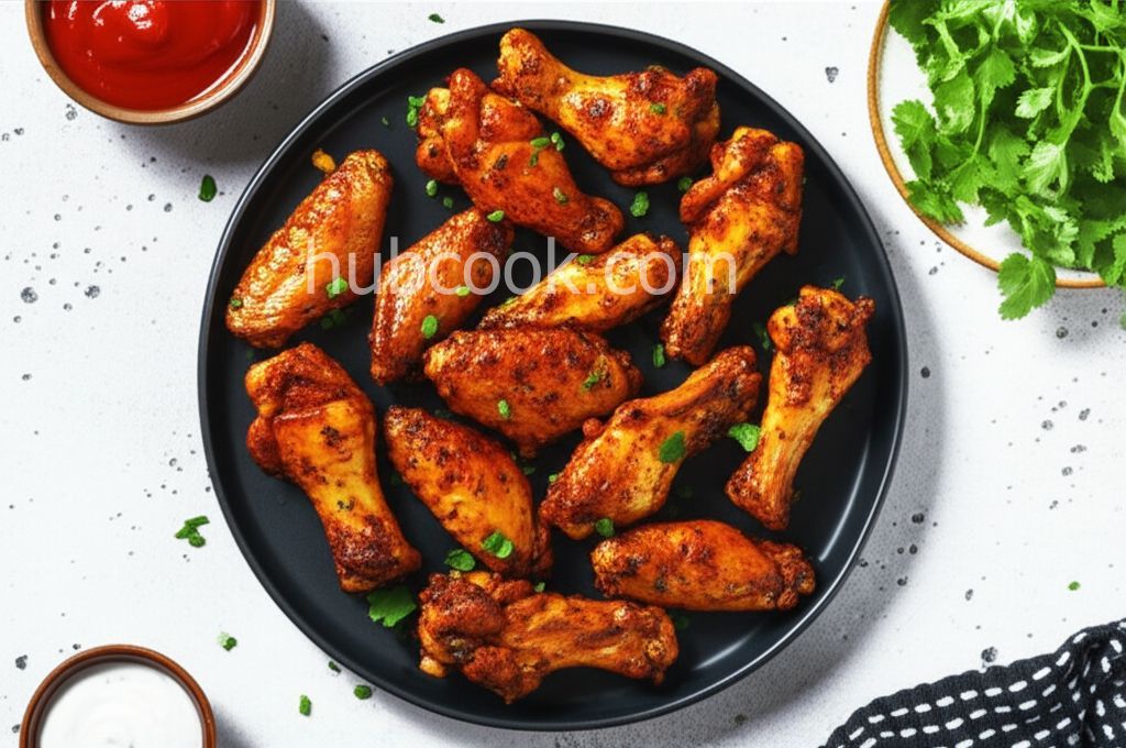 Spicy Air Fryer Wings
