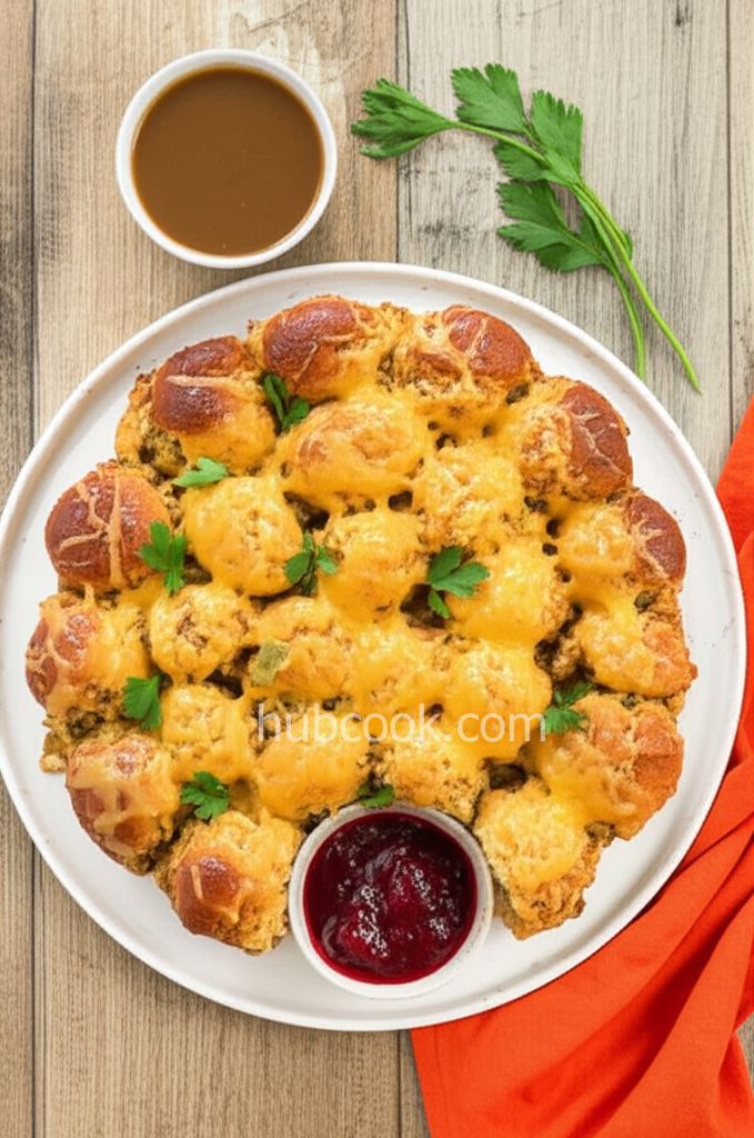 Thanksgiving Leftovers Monkey Bread
