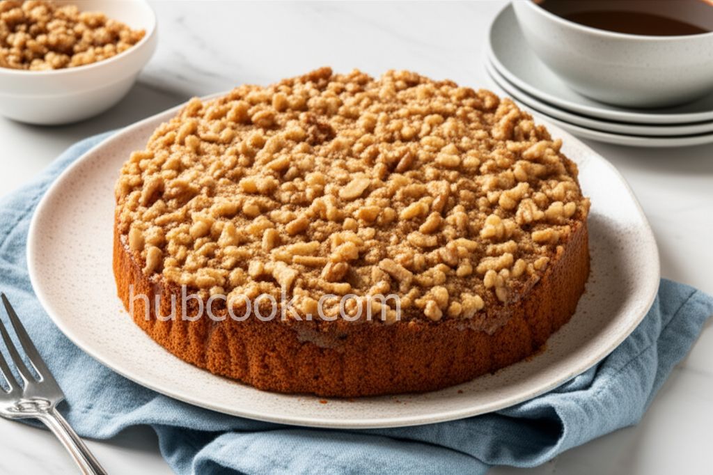 Walnut Sour Cream Coffee Cake