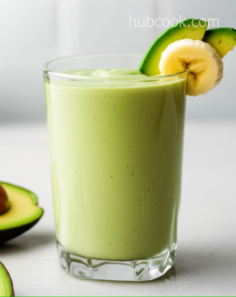 Banana Avocado Yogurt Smoothie