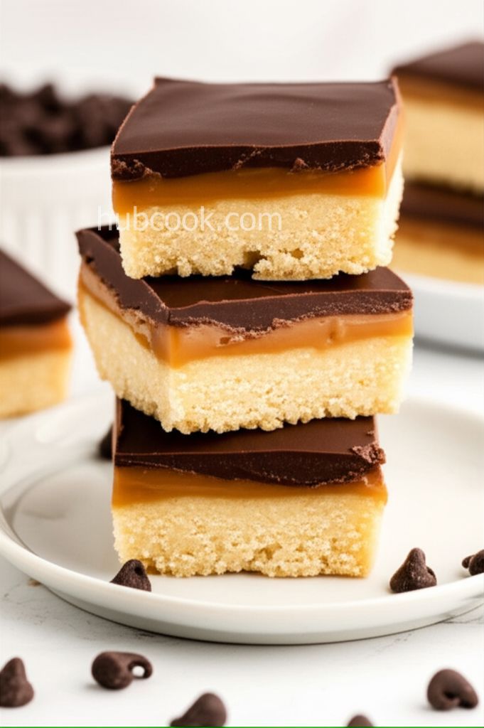 Caramel Shortbread Squares