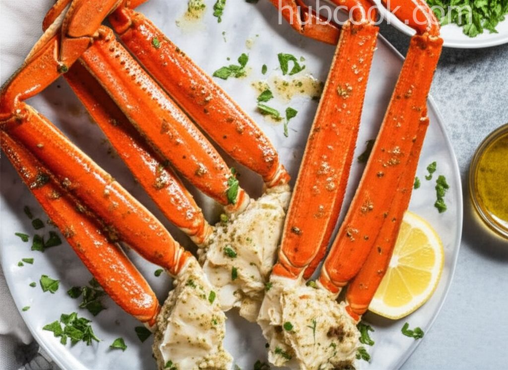 Crab Legs with Garlic Butter Sauce